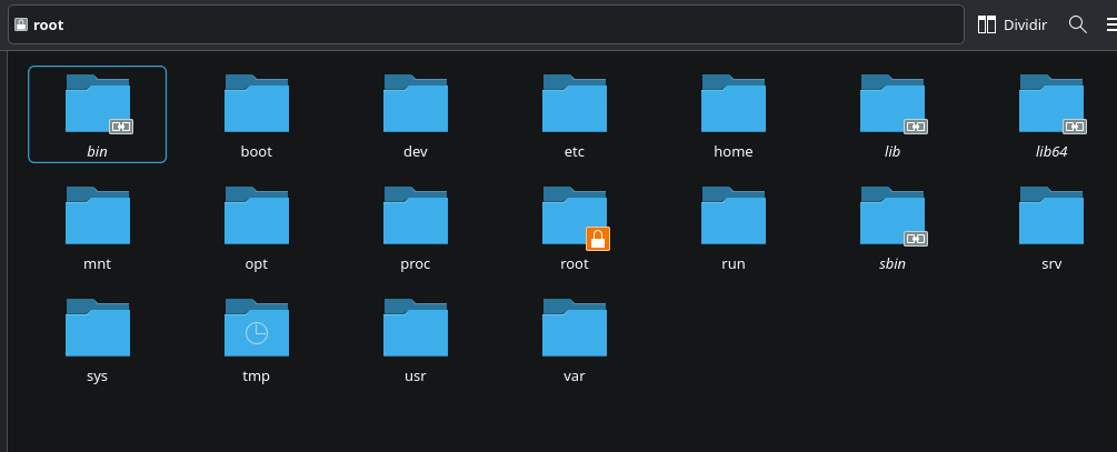 Print Sistema de Arquivos do Linux