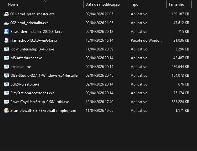 Meus apps que sempre uso